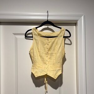 Veg Grl 100% Linen Top